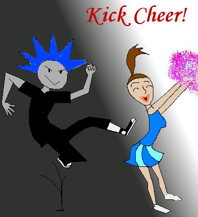 kick cheer