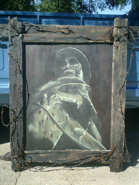Soldat with frame