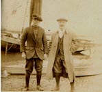 John W Wright with his father, John Wright, England about 1916