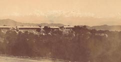 Unknown buildings, Himalayas India 1915