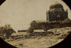 Temple and houses, India 1915