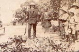 Clergyman,hunted leopard, India 1915