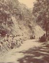 British army troops on road in India,1915