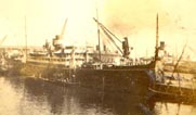 Ship, possibly troop carrier, 1915