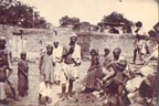 Group of villagers, India 1915