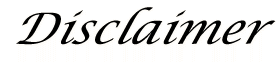 Disclaimer