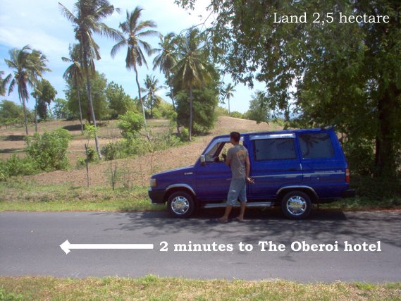 Property Lands for sale next Medana Resort & Restaurant and The Oberoi hotel Lombok Indonesia