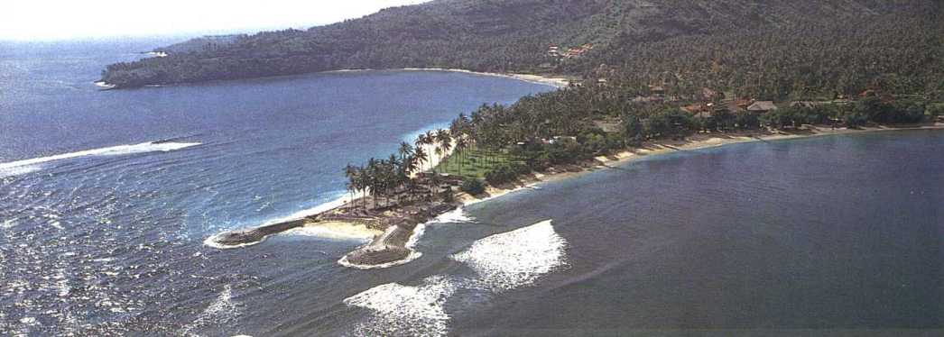 View of Senggigi Beach Lombok
