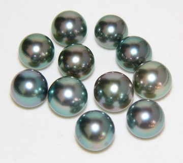 Lombok cultured black peacock pearls tahitian Indonesia