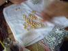 Lombok cultured golden pearls farm Indonesia