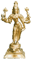 bronze durga idol