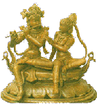 radha krishna statue