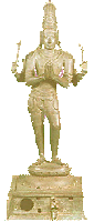 bronze siva statue