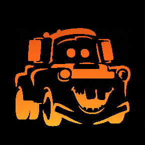 Disney Cars Pumpkin Stencils