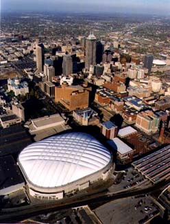 Beautiful View of Indianapolis, Looking from Southwest to Northeast