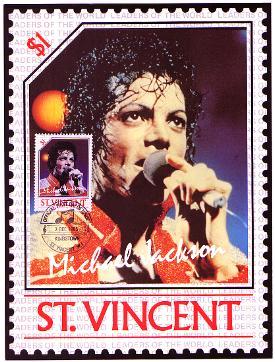MJ St-Vincent FDC Postcard: beatit