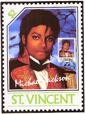 MJ St-Vincent FDC Postcard: blue