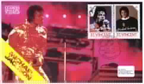 MJ St-Vincent FDC Envelope: magenta