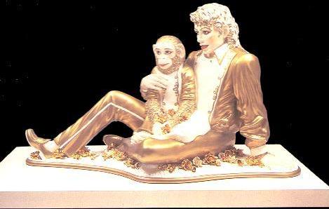 MJ & Bubbles by Koons