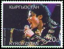 MJ Kyrgyzstan Stamp