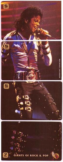 MJ Puzzle Dancing PhCard