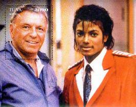 MJ & Sinatra Touva Stamp