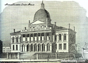 Massachusetts State House in 1849