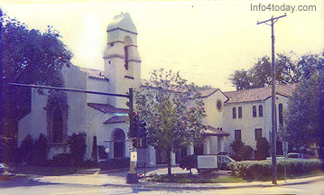 The Old Mayflower Congregation Church on Diamond Lake Road, Minneapolis, Minnesota.