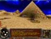 Screenshot of Wulfram II, battles over pyramids