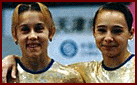 Olga Teslenko and Inga at the 1999 Worlds