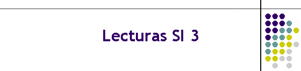 Lecturas SI 3