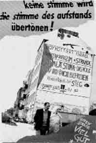 Wandbild Hafenstra&szlig;e / Israel-Boykott