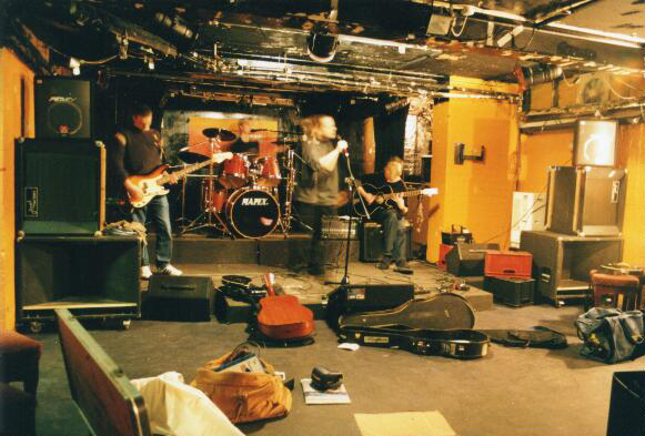 star|man|crow in rehearsal at The Cellars