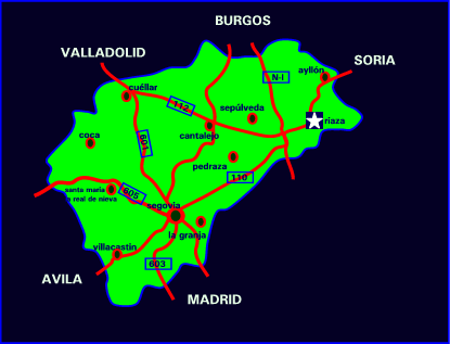 Mapa de la zona