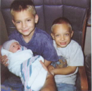 The VERY proud brothers with "Sparkle"