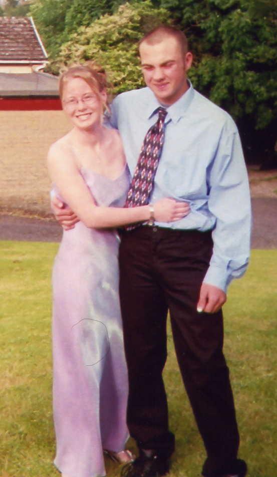 Katy and Chris..the prom king and queen as they say!!