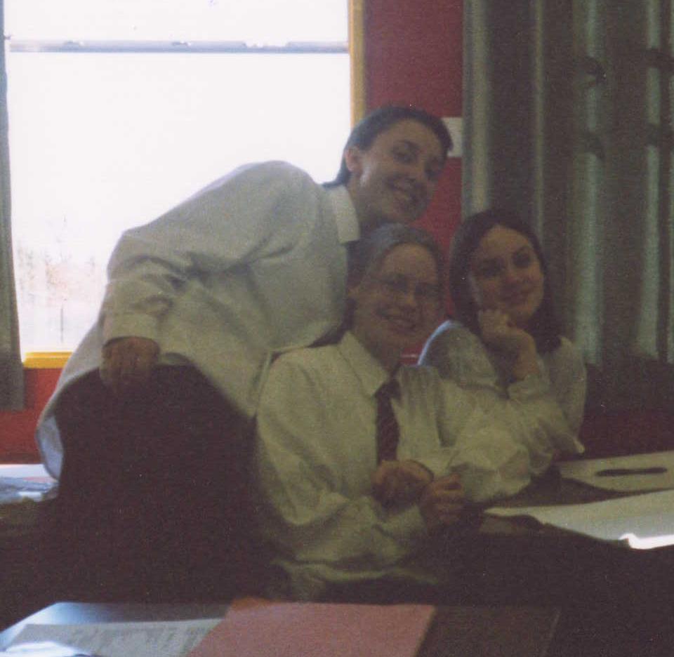 Mouse, katy and me in maths..we never worked =)