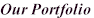Our Portfolio