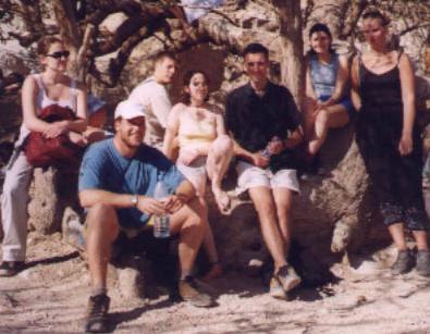 Hiking in the mountains near Ein Gedi