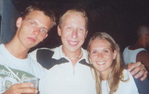 Mark from Holland with 2 Danes: Jeppe and Louise