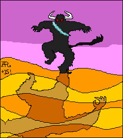 Der Tanzende Teufel des Baku-Khan.