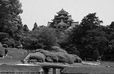 Okayama Castle, also known as 'Crow Castle' because of it's black exterior