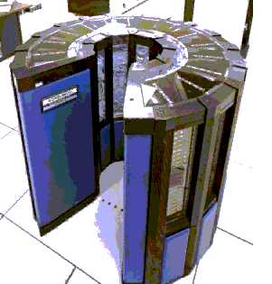 Unidad central de un CRAY I supercomputer