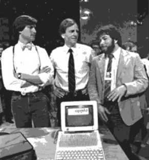 Steven Jobs y Stephen Wozniak, fundadores de Apple