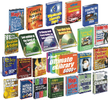 HUGE ebook package with complete resale rights