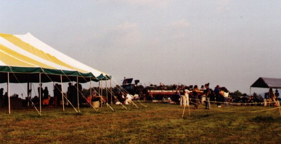 Dunamis, Worship on the Hill at Arden NC, gets underway.  Aug 2002