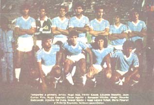 Formaci�n de la final