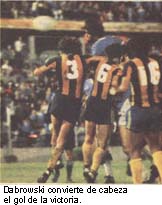 Gol de Dabrowski.