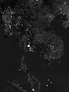 Thailand-At night and by day-EarthView