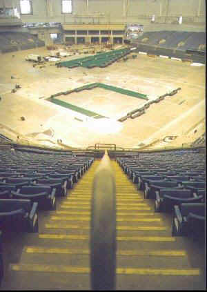 Upper deck (last row), behind home plate